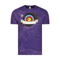 Cloud Purple custom name archery Vintage Tee - MaliasSmallBusiness