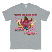 Heather Grey whose bed have youre boots been under Classic Tee - NancyCooperArtShop