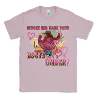 Lilac whose bed have youre boots been under Classic Tee - NancyCooperArtShop
