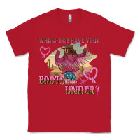 Red whose bed have youre boots been under Classic Tee - NancyCooperArtShop