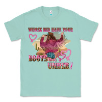 Seafoam whose bed have youre boots been under Classic Tee - NancyCooperArtShop