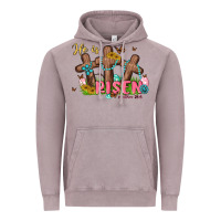Vintage Zinc he is risen Vintage Hoodie - MaliasSmallBusiness