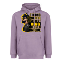 Lavender strong powerful confident king blessed unique Heavyweight Hoodie - CowGirlArtShop