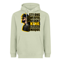 Matcha strong powerful confident king blessed unique Heavyweight Hoodie - CowGirlArtShop