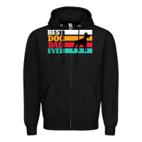 Black Best Dog Dad Ever Zipper Hoodie - Bettercallsaul