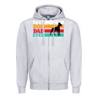 Heather Grey Best Dog Dad Ever Zipper Hoodie - Bettercallsaul