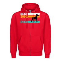 Red Best Dog Dad Ever Zipper Hoodie - Bettercallsaul