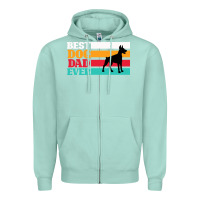 Seafoam Best Dog Dad Ever Zipper Hoodie - Bettercallsaul
