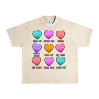 Sandshell valentine's day candy hearts Urban Heavy Tee - MaliasSmallBusiness