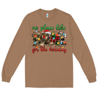 Toasted Coconut no place like for the holiday Long Sleeve Tee - MaliasSmallBusiness