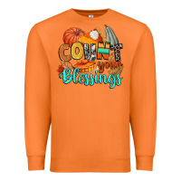 Carrot count your blessings Premium Sweatshirt - CowGirlArtShop