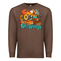 Chestnut count your blessings Premium Sweatshirt - CowGirlArtShop
