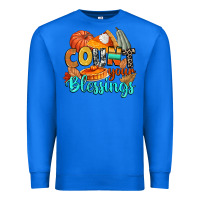 True Royal count your blessings Premium Sweatshirt - CowGirlArtShop