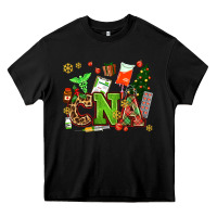 Black cna christmas Heavy Core Tee - AdoDesignShop