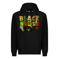 Black black nurse magic juneteenth Premium Hoodie - CowGirlArtShop