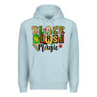 Blue Mist black nurse magic juneteenth Premium Hoodie - CowGirlArtShop