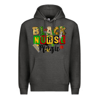 Charcoal Heather black nurse magic juneteenth Premium Hoodie - CowGirlArtShop