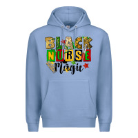 Black Nurse Magic Juneteenth Premium Hoodie | Teevron