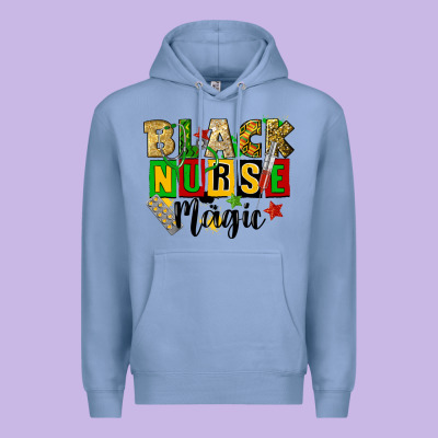 Black Nurse Magic Juneteenth Premium Hoodie Designed By Cowgirlartshop