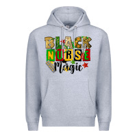 Heather Grey black nurse magic juneteenth Premium Hoodie - CowGirlArtShop