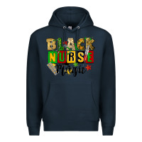 Navy black nurse magic juneteenth Premium Hoodie - CowGirlArtShop