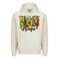 Oatmeal Heather black nurse magic juneteenth Premium Hoodie - CowGirlArtShop