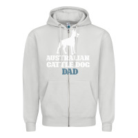 Dove Grey Australian Cattle Dog Zipper Hoodie - Bettercallsaul