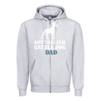 Heather Grey Australian Cattle Dog Zipper Hoodie - Bettercallsaul