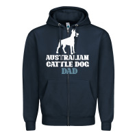 Navy Australian Cattle Dog Zipper Hoodie - Bettercallsaul