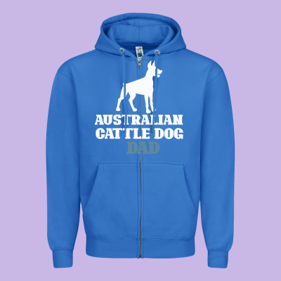 Australian Cattle Dog Zipper Hoodie Designed By Bettercallsaul