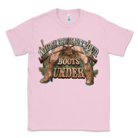 Whose Bed Have Your Boots Under Cowboy Western Classic Tee | Teevron