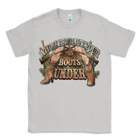 Moon Dust whose bed have your boots under cowboy western Classic Tee - NancyCooperArtShop