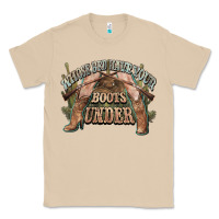 Mushroom whose bed have your boots under cowboy western Classic Tee - NancyCooperArtShop