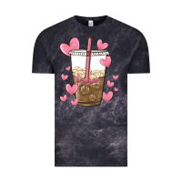Cloud Black valentine coffee lover Vintage Tee - MaliasSmallBusiness