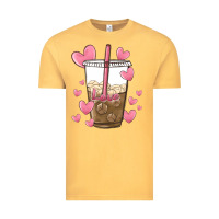 Vintage Mustard valentine coffee lover Vintage Tee - MaliasSmallBusiness