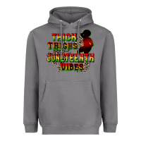 Storm thick thighs juneteenth vibes cowgirl Heavyweight Hoodie - CowGirlArtShop