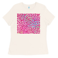 Bone pink leopard glitter Ladies Tee - JahusDesignShop