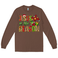Chestnut jesus is the reason Long Sleeve Tee - MaliasSmallBusiness
