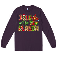 Plum jesus is the reason Long Sleeve Tee - MaliasSmallBusiness