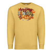Antique Gold leaves and lattes Premium Sweatshirt - CowGirlArtShop