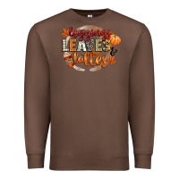 Chestnut leaves and lattes Premium Sweatshirt - CowGirlArtShop