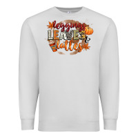 Dove Grey leaves and lattes Premium Sweatshirt - CowGirlArtShop