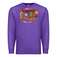 Purple leaves and lattes Premium Sweatshirt - CowGirlArtShop