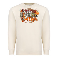 Sandshell leaves and lattes Premium Sweatshirt - CowGirlArtShop