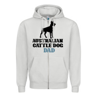 Dove Grey Australian Cattle Dog Zipper Hoodie - Bettercallsaul