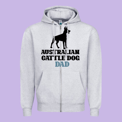 Australian Cattle Dog Zipper Hoodie Designed By Bettercallsaul