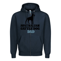 Navy Australian Cattle Dog Zipper Hoodie - Bettercallsaul