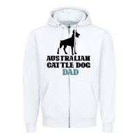 White Australian Cattle Dog Zipper Hoodie - Bettercallsaul