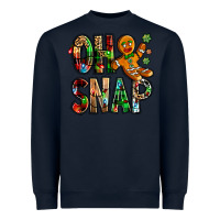 Navy Oh snap Christmas Heavyweight Sweatshirt - NancyCooperArtShop