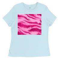 Baby Blue pink glitter Ladies Tee - JahusDesignShop